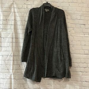 Barefoot Dreams CozyChic Lite Gray Cardigan XL